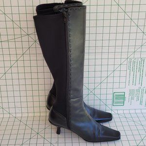 Liz Claiborne Flex Autumn Leather/Stretch Tall boots